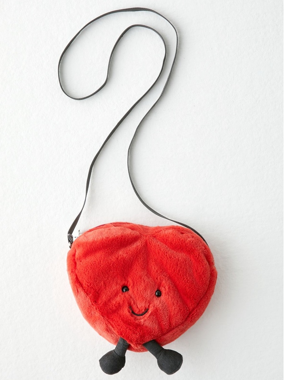 Jellycat 2023 Plush Red Heart Crossbody Bag (Retired)